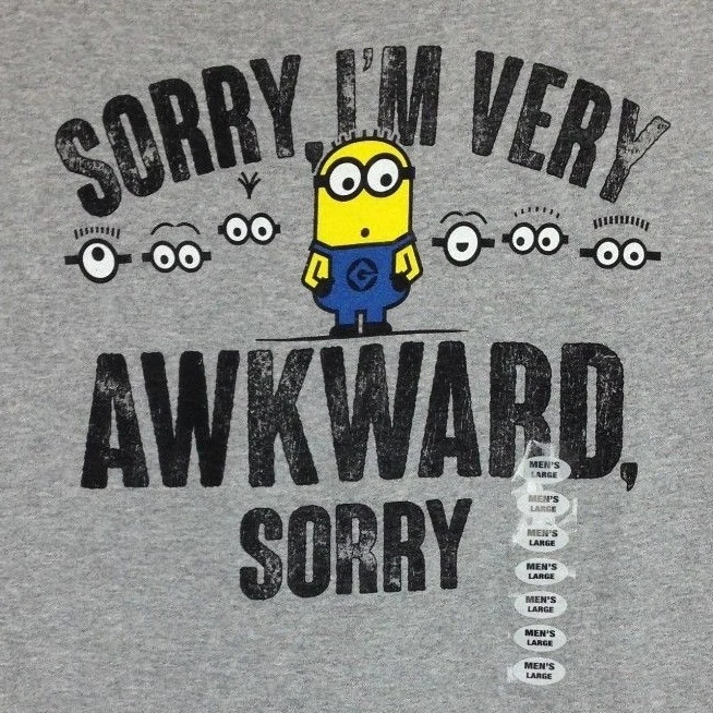 Despicable Me T-Shirt New Men's Gray Minions MSRP: $21.99 - Image 3 of 3