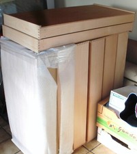 8x neue Holzschubladen -fach Buche hell fingergezinkt 95,5 x 49 cm