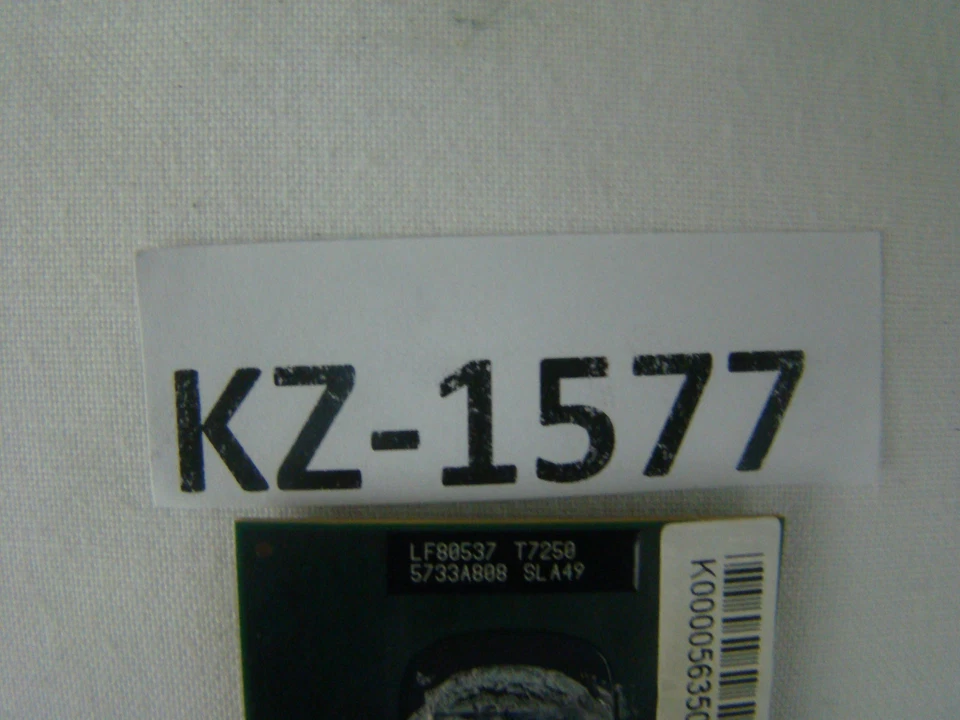 Intel Core 2 Duo Mobile T7250 2000 MHZ Processor, 800 MHZ FSB SLA49 #KZ-1577 - Image 4 of 4
