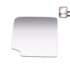 Upper Mirror Glass For 1988-1997 Chevy/GMC C1500 2500 3500 Left Side Flat 4622S