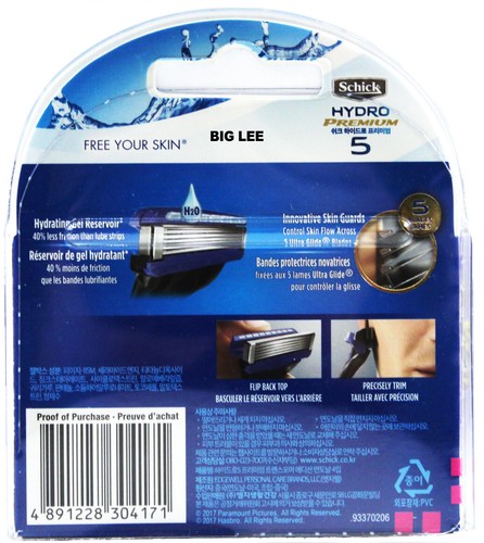 Schick Hydro Premium 5 1 Rasierer Griff Ständer + 8 Patronen Reisedeckel - Bild 6 von 8