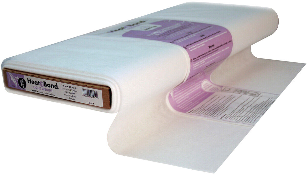 Thermoweb Heatnbond Non-woven Lt. Weight Fusible Interfacing-Whi