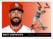 2020 Topps Archives MATT CARPENTER 1955 Style Base Card Cardinals #92