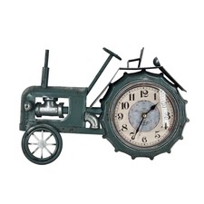 PRIMITIVE COLLECTIONS Farmhouse Tractor Metal...
