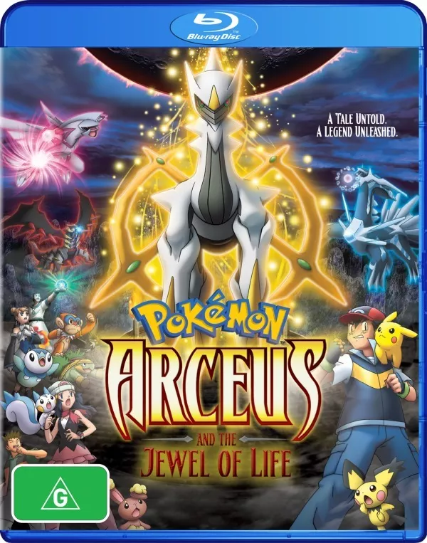 Pokemon - Arceus & The Jewel Of Life : Movie 12 (Blu-ray, 2011) Region B