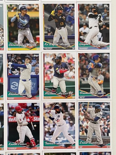 2024 Topps Archives HUGE LOT 117 CARDS Stars HOF Ohtani Judge NO DUPES #152-299 - Picture 11 of 17
