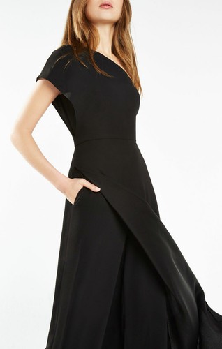 NEU BCBG MAXAZRIA BLACK DESERAE ONE-SHOULDER JUMPSUIT LMQ9D185/L580A GR. S - Bild 6 von 6