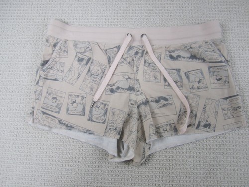 Disney Shorts Damen XL beige rosa Winnie Pooh Ferkel Comic Activewear - Bild 1 von 8