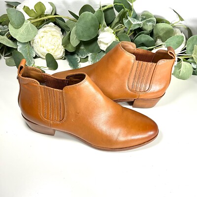 Michael Kors Women's Ankle Boots Booties Caramel Leather 6M
