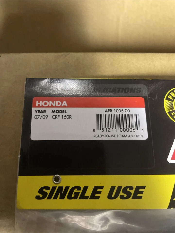 Pro Filter - AFR-1005-00 - Ready To Use Air Filter 07/09 CRF150R 07-09 - Image 4 of 4