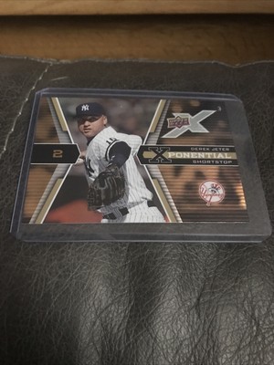2008 Upper Deck X #X3-DJ DEREK JETER  Xponential 3 New York Yankees 