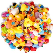 Rubber Ducks Bath Toy Assortment for Kids, Pool Floater Bathtub Beach Party Favo
