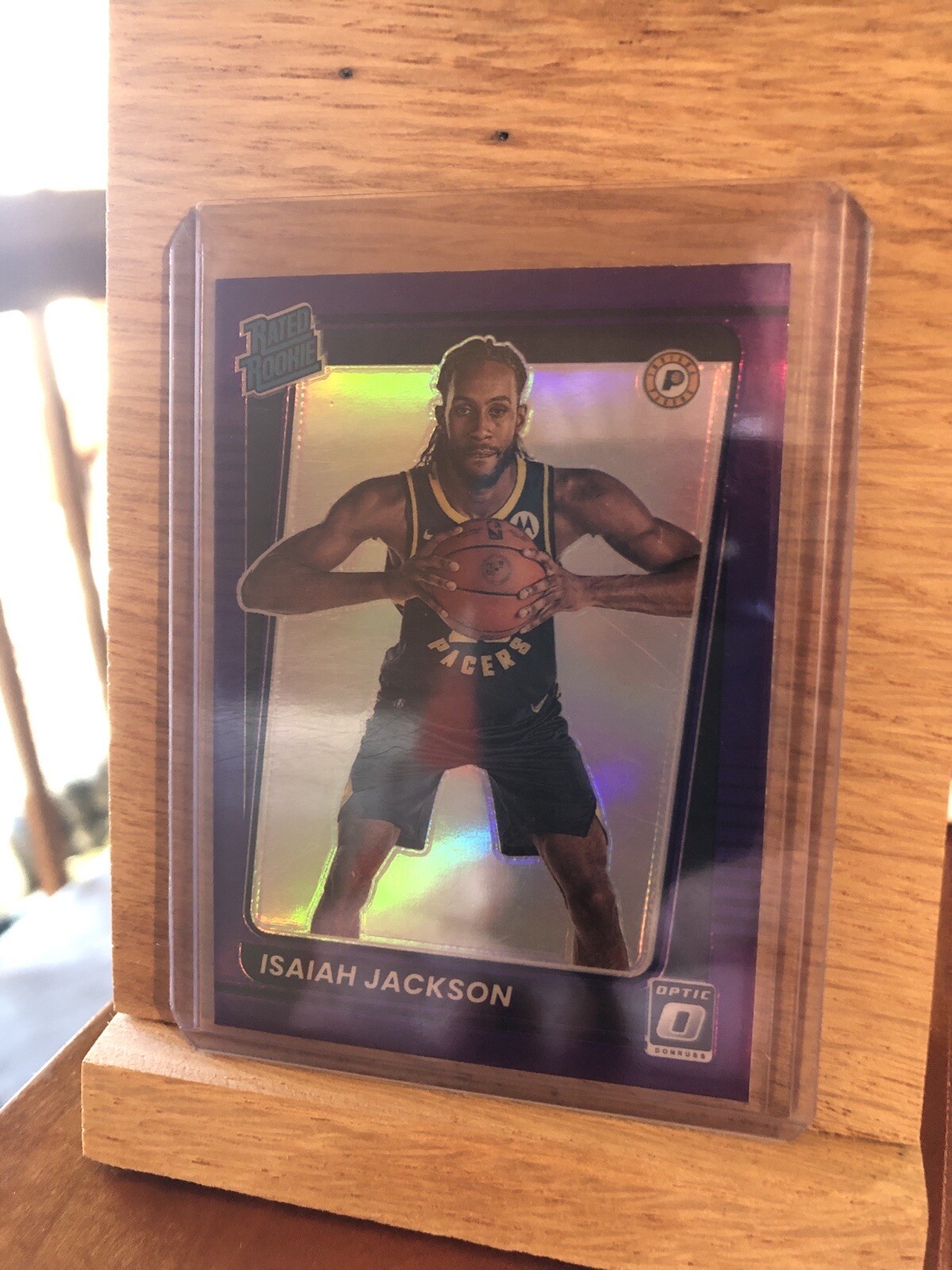 2021-22 Donruss Optic Isaiah Jackson Purple Rated Rookie! #167 Indiana Pacers