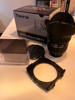 Tokina AT-X 17-35 F4 PRO FX - Nikon + accessories