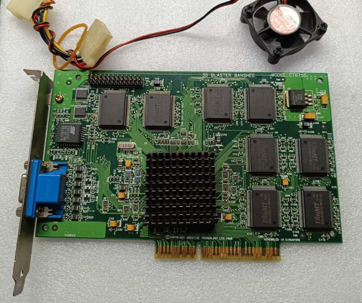 K*K様 3D Blaster Voodoo2CT6670 PCIビデオカード Creative 3D Blaster