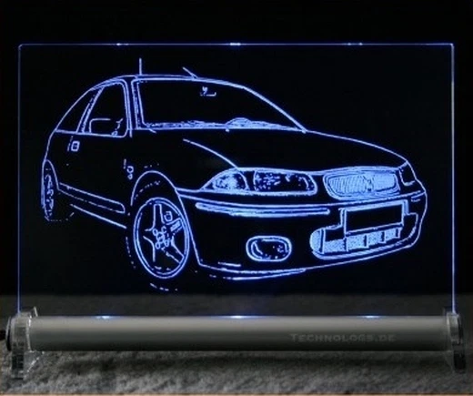 ROVER 200 214 Gravur auf LED-Schild - Leuchtschild RF - Bild 1 von 1