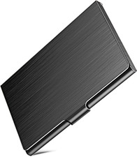 Slim Business Card Case for Men  Women, Pocket Metal Case, Professional Stainle