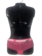 NWT Vintage Joe Boxer Bikini Panty Pink Lace Large Sissy Feminine Whimsical