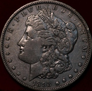 1893 Philadelphia Mint Silver Morgan Dollar