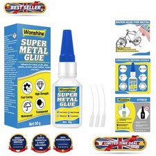 Waterproof Metal Glue - 30g Strong Adhesive for Steel, Aluminum & More