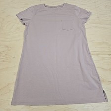 Unbranded Short Sleeve Sweater Dress Women’s Size Medium Pics Mauve Pocket