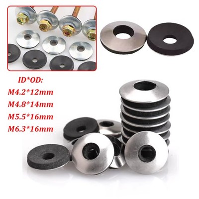 M6.3 M4.2 M4.8 M5.5 EPDM Rubber A2 304 Stainless Steel Sealing Roofing Washers