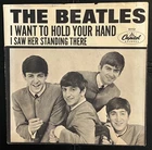 Beatles I Wanna Hold Your Hand/I Saw Her 45 w/picture sleeve, Capitol #5112, VGC