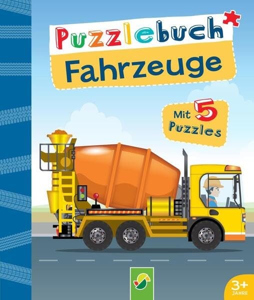 Wins Holland - Puzzelboek Voertuigen - 5 Legpuzzels (Us Import) Neu-image