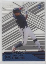 2021 Panini Chronicles Clear Vision Red /100 Cristian Pache #8 7m3