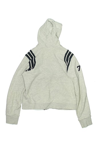 Nike Girls Gray Zip Up Hoodie 8 - Picture 2 of 2