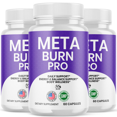(3 Pack) Meta Burn Pro Advanced Energy & Fitness Formula MetaBurnPro 180 Capsule