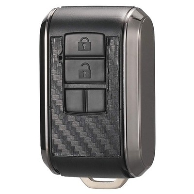 CARMATE Car Key Cover Key Case Suzuki B Mazda Carbon Style Black Plated [Jimny H