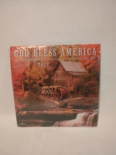 2012 God Bless America Wall Calendar Scriptures From The King James 6"x6" Sealed