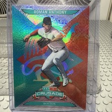 2025 Panini Crusade - Crusade Roman Anthony #95 Teal 114/199 (RC) debut # match