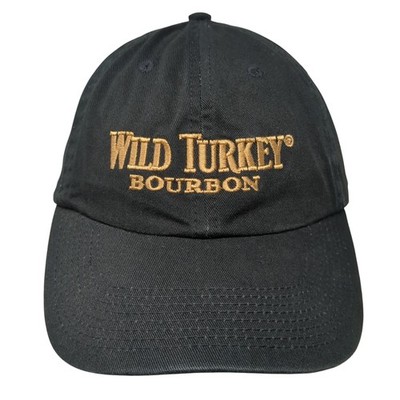 Wild Turkey Bourbon Slideback Baseball Cap Black One Size Fahrenheit Headwear