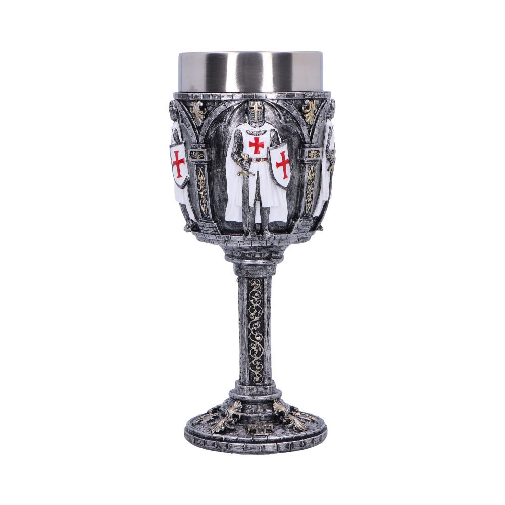 Valiant Medieval Knight Architectural Goblet