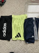 Boys 3 Pc Set Adidas Size L Shorts
