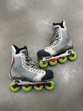 Vintage Nike Zoom Quest 1 Red Star Inline Skates Roller Blades Size 11.5