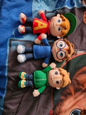 Fisher  Price Alvin and the Chipmunks 8 Inch Plush Set of 3 Alvin Simon Theodore
