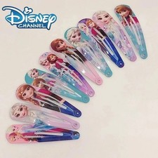 5/10Pcs Disney Frozen Elsa Hair Clips Cute Girls Hair Accessories Gift