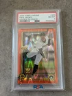 Topps Chrome 2025 Paul Skenes #300 Pirates Raywave Orange Refractor /25 PSA 8 📈
