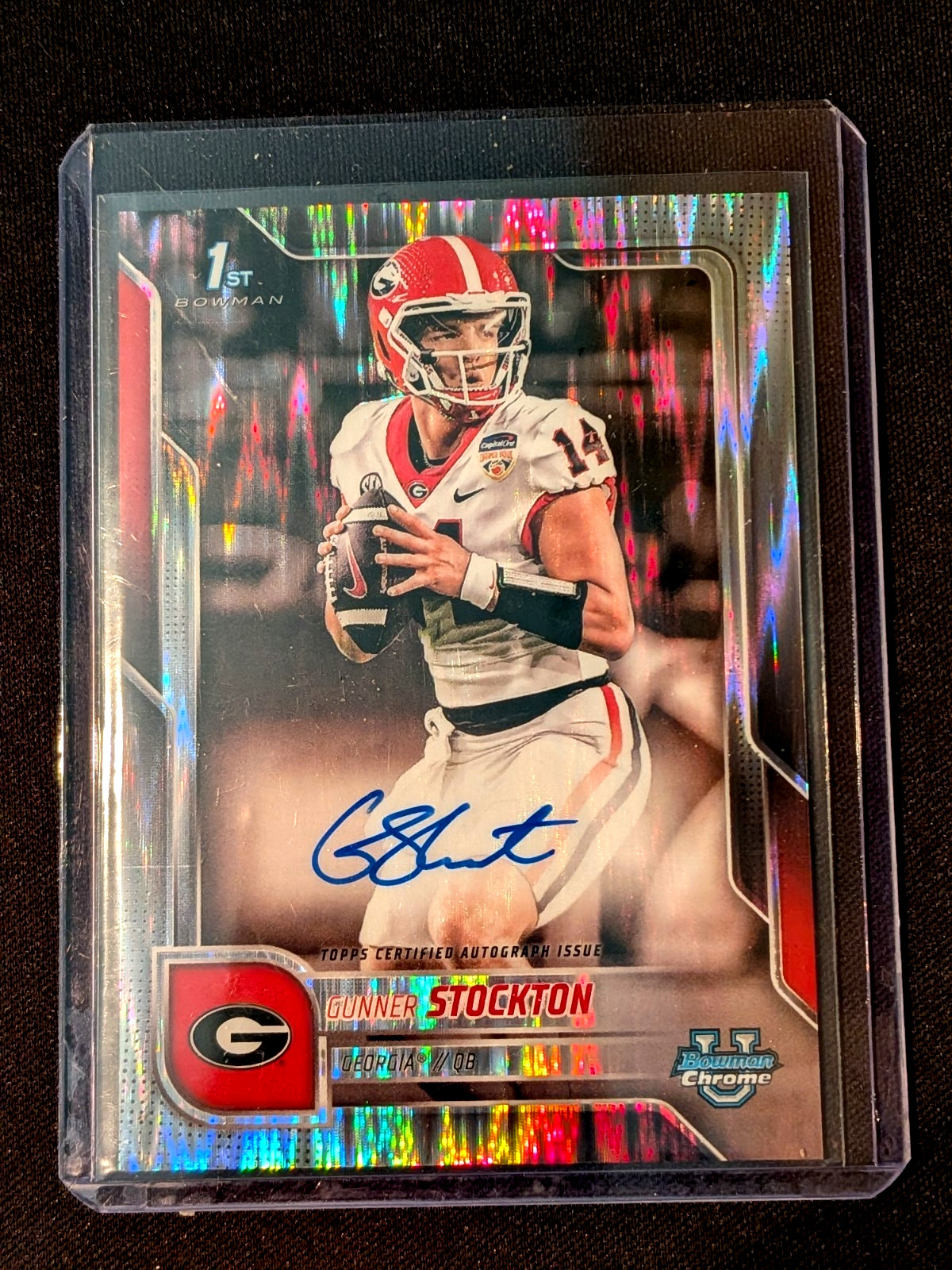 2025 Bowman Chrome U - Gunner Stockton BCA-GS 1sT Stealth Auto