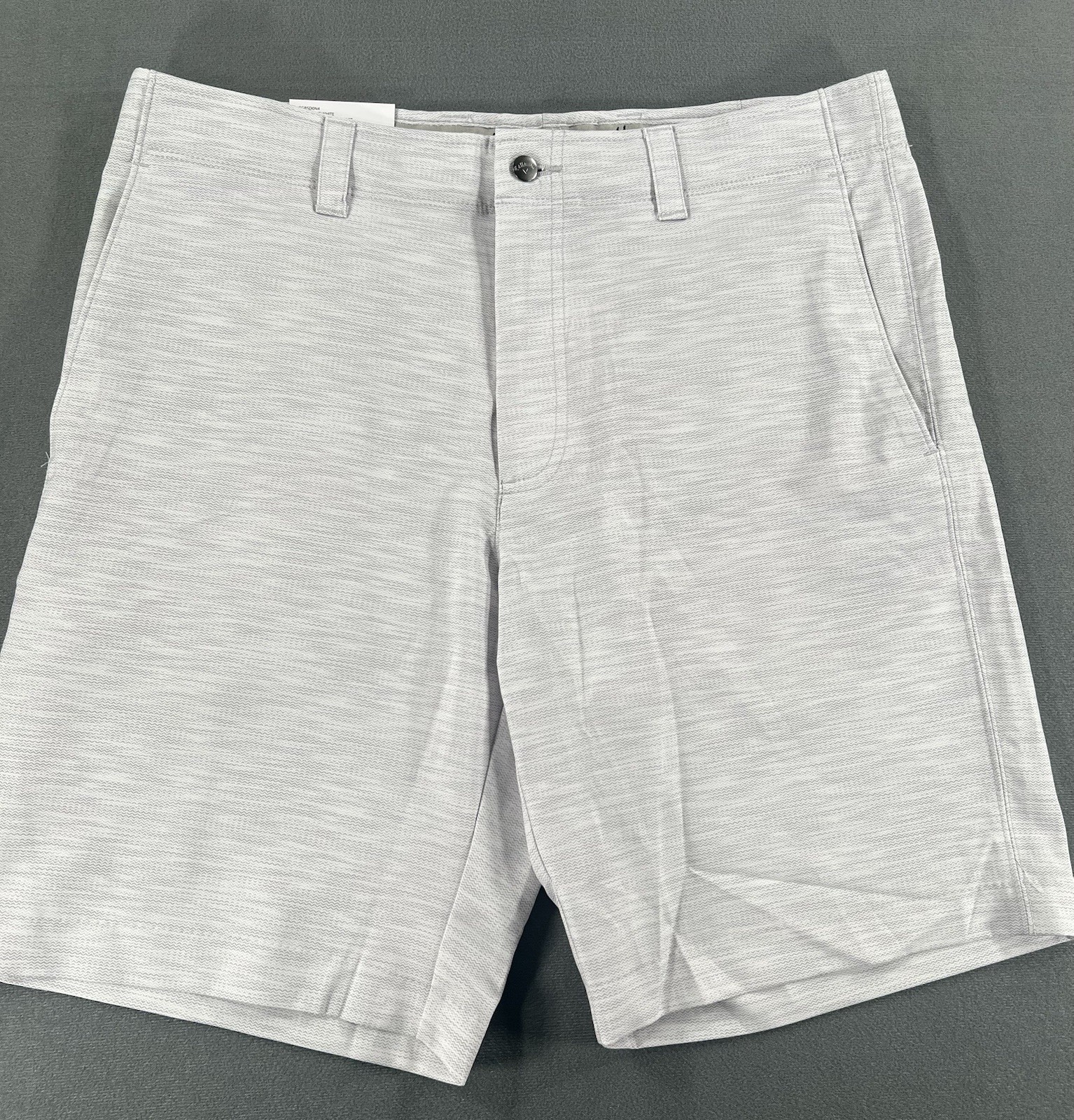 Shorts Mens 34 Gray Optidri 9" Inseam Performance Media Pock