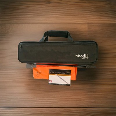 Mendini by Cecilio Concert Flute. Silver with Black Case.