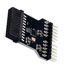 USB 3.0 19/20Pin To Dual USB 2.0 9Pin Adapter Motherboard Splitter Hub