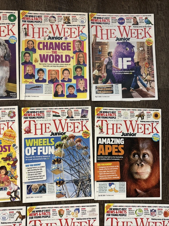 36 Issues of The Week Junior 2024 2025 News Nature Science Animals History - Image 4 of 4