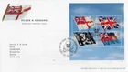 GB 2001 Flags & Ensigns miniature sheet FDC with Rosyth  FDI Cancellation