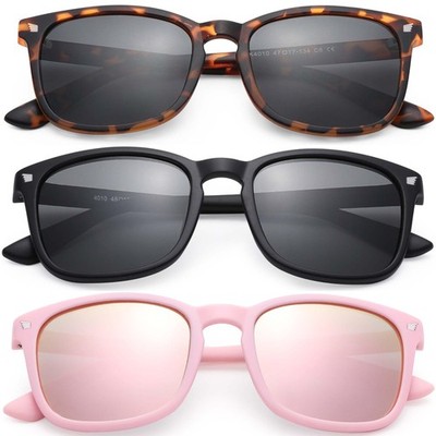 Sunglasses Polarized - Flexible Youth Glasses for Girls Boys Age 3-12(Matte L...