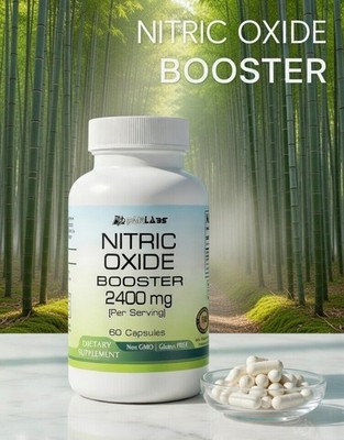 Nitric Oxide booster  capsules 2400mg Serving- Ship from USA