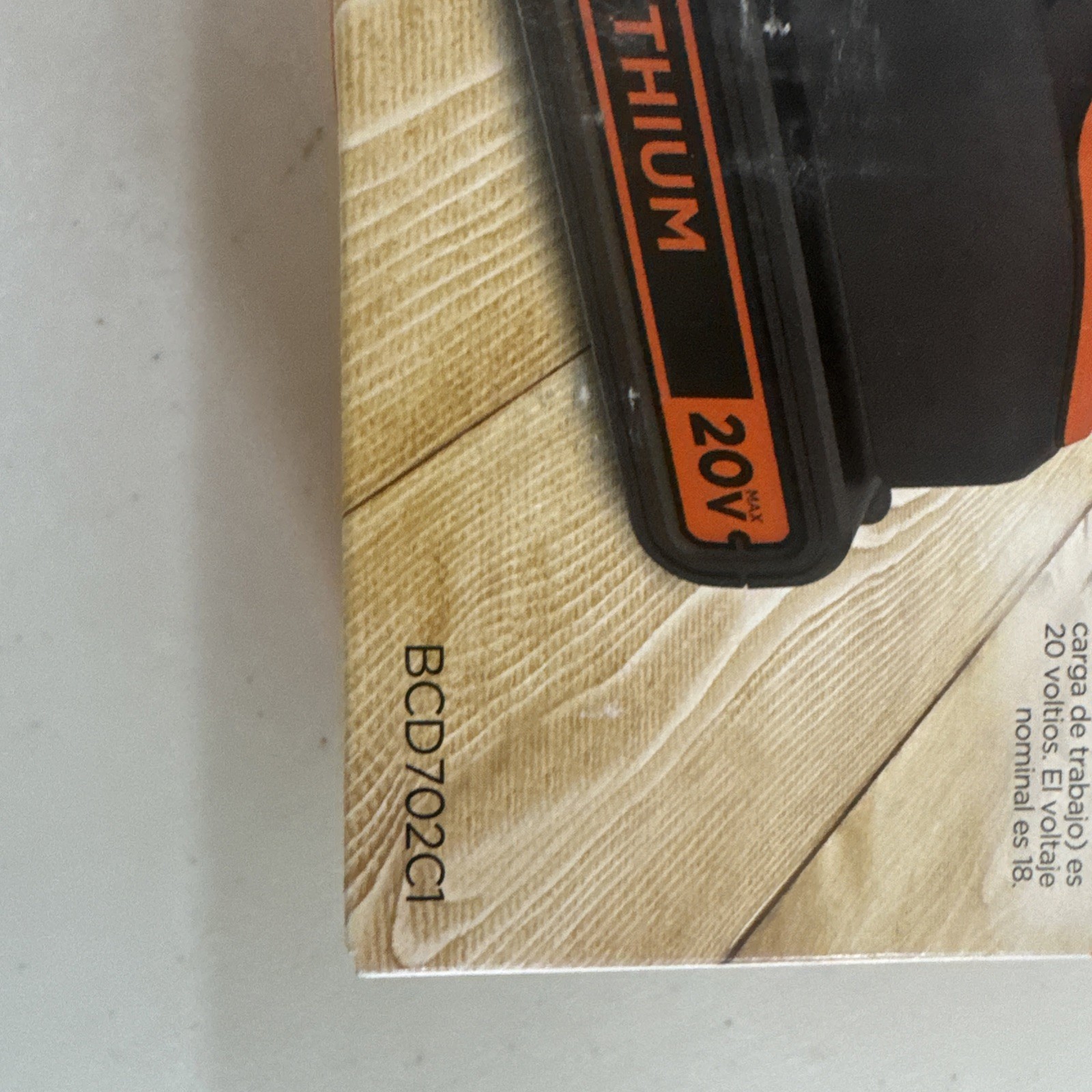 Black+Decker BCD702C1 20V MAX Lithium Drill/Driver Kit w/ Battery & Charger